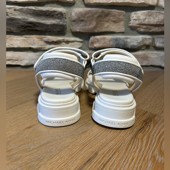 Size 7.5 Michael Kors strap on chunky platform sandals - Picture 7 of 12